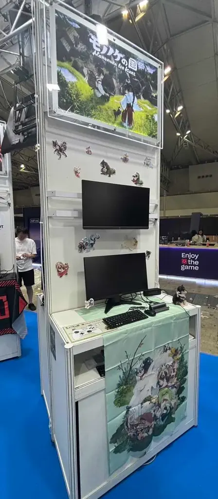 黒柴犬と共に旅するインディーゲーム『モノノケの国』TGS2025で酒吞童子バトルとほのぼの村拠点のふたつの試遊をレポート。花澤香菜CVの最新PVも公開 画像 17