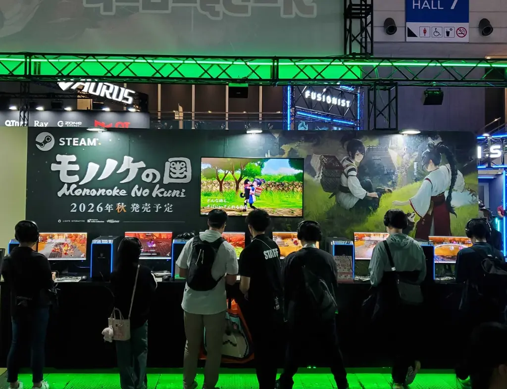 黒柴犬と共に旅するインディーゲーム『モノノケの国』TGS2025で酒吞童子バトルとほのぼの村拠点のふたつの試遊をレポート。花澤香菜CVの最新PVも公開 画像 19