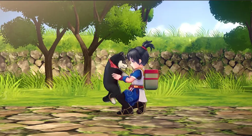 黒柴犬と共に旅するインディーゲーム『モノノケの国』TGS2025で酒吞童子バトルとほのぼの村拠点のふたつの試遊をレポート。花澤香菜CVの最新PVも公開 画像 26