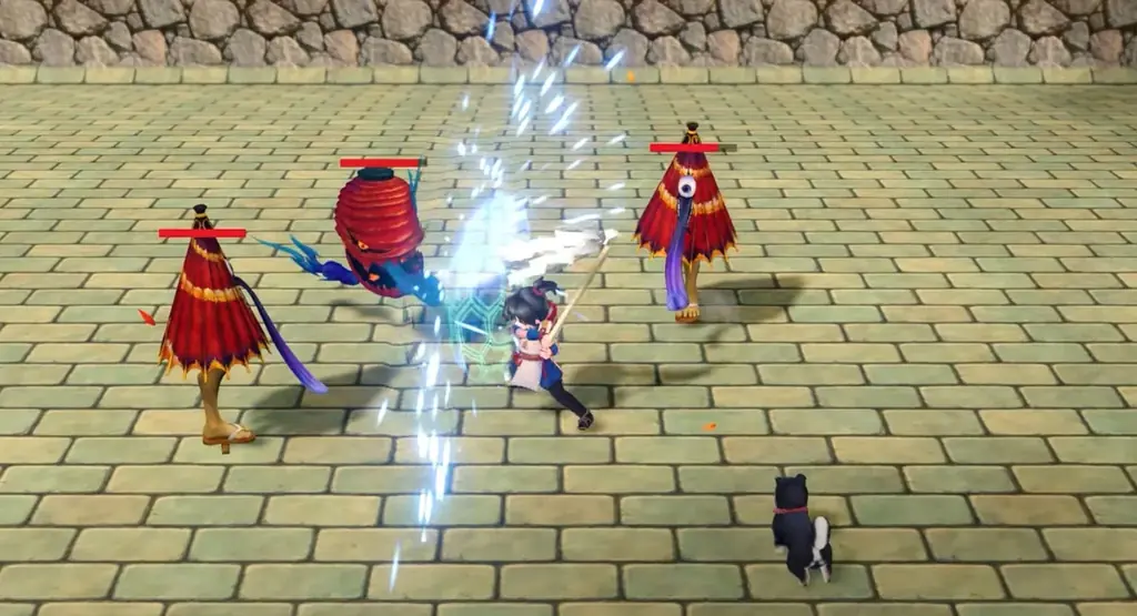 黒柴犬と共に旅するインディーゲーム『モノノケの国』TGS2025で酒吞童子バトルとほのぼの村拠点のふたつの試遊をレポート。花澤香菜CVの最新PVも公開 画像 5