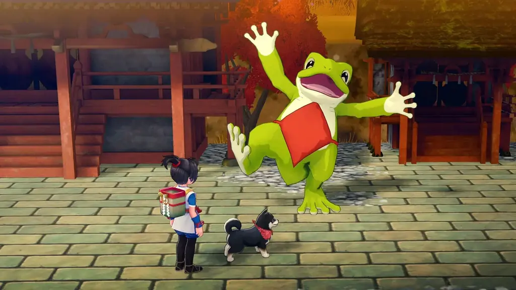 黒柴犬と共に旅するインディーゲーム『モノノケの国』TGS2025で酒吞童子バトルとほのぼの村拠点のふたつの試遊をレポート。花澤香菜CVの最新PVも公開 画像 9