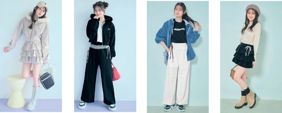 ベルメゾンのジュニア＆ティーンズブランド「Papel lapiz（パペル ラピス）」にモデル・高比良由菜さんとの初コラボレーション商品が登場！9月29日（月）より新発売 画像 2