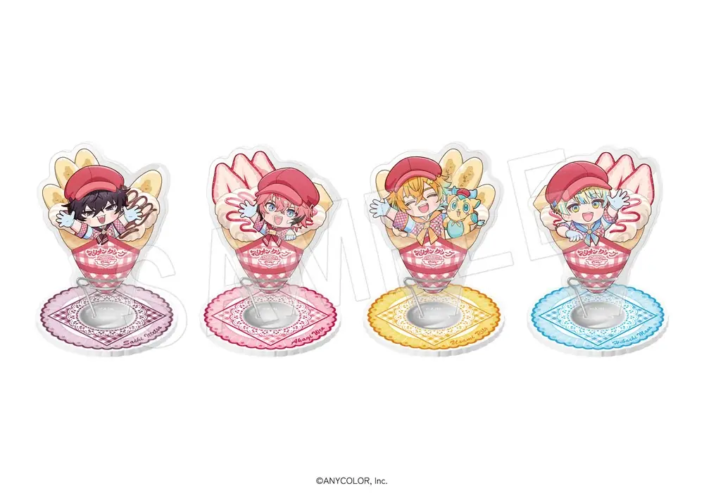 『にじさんじ』×「マリオンクレープ」コラボが決定！人気VTuberユニット”Oriens”が店員姿となった新規ビジュアルの「アクリルスタンド」など限定オリジナルグッズが登場！ 画像 12