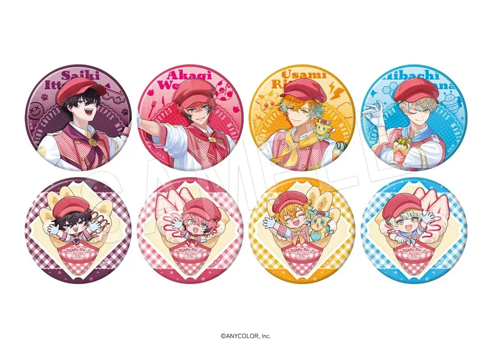 『にじさんじ』×「マリオンクレープ」コラボが決定！人気VTuberユニット”Oriens”が店員姿となった新規ビジュアルの「アクリルスタンド」など限定オリジナルグッズが登場！ 画像 13