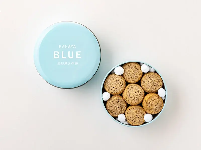 【日光】金谷菓子本舗　”ホテルの寛ぎ”をクッキーに「珈琲ビスケ（KANAYA BLUE）」2025年10月10日（金）より新発売 画像 1