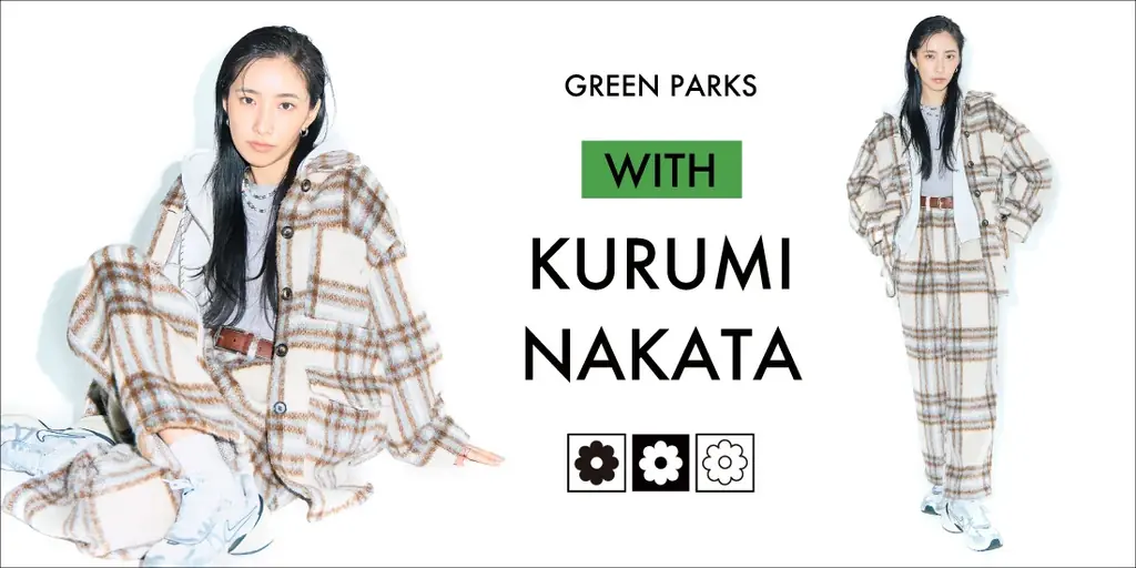 【Green Parks】俳優として活躍の場を広げる中田クルミさんプロデュース・自身が手掛けたこだわりのアートを施したアイテムが初登場！ 画像 1