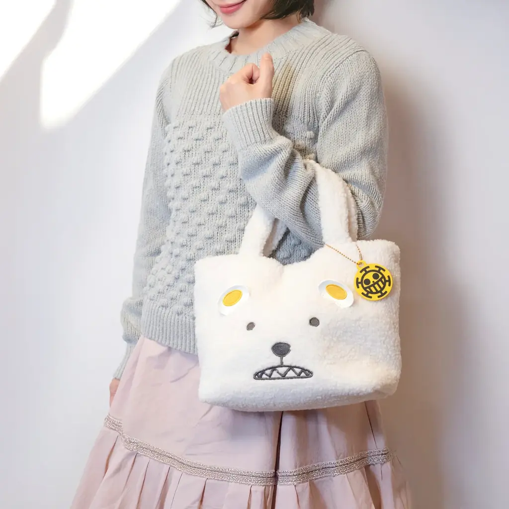 【ONE PIECE 麦わらストア】秋冬にぴったりな、チョッパーとべポの「もこもこバッグ」が登場！期間限定での予約販売を受付中！ 画像 3