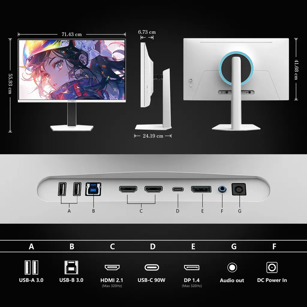 有機EL超えに挑む──INNOCN社320Hz対応27インチ 4K Mini LEDモニター「GA27V1M」日本上陸 画像 6