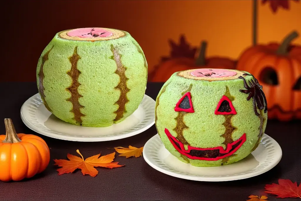 【ハロウィン限定】脳みそ大混乱！楽天No.1スイーツ「すいかバウム」が“カボチャのランタン風”に大変身！ 画像 8