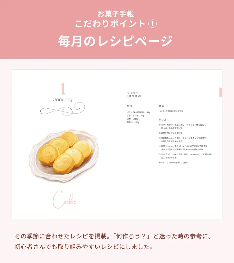 お菓子作りをする全ての人のパートナーになる『お菓子手帳』クラウドファンディングにて先行販売開始！ 画像 3