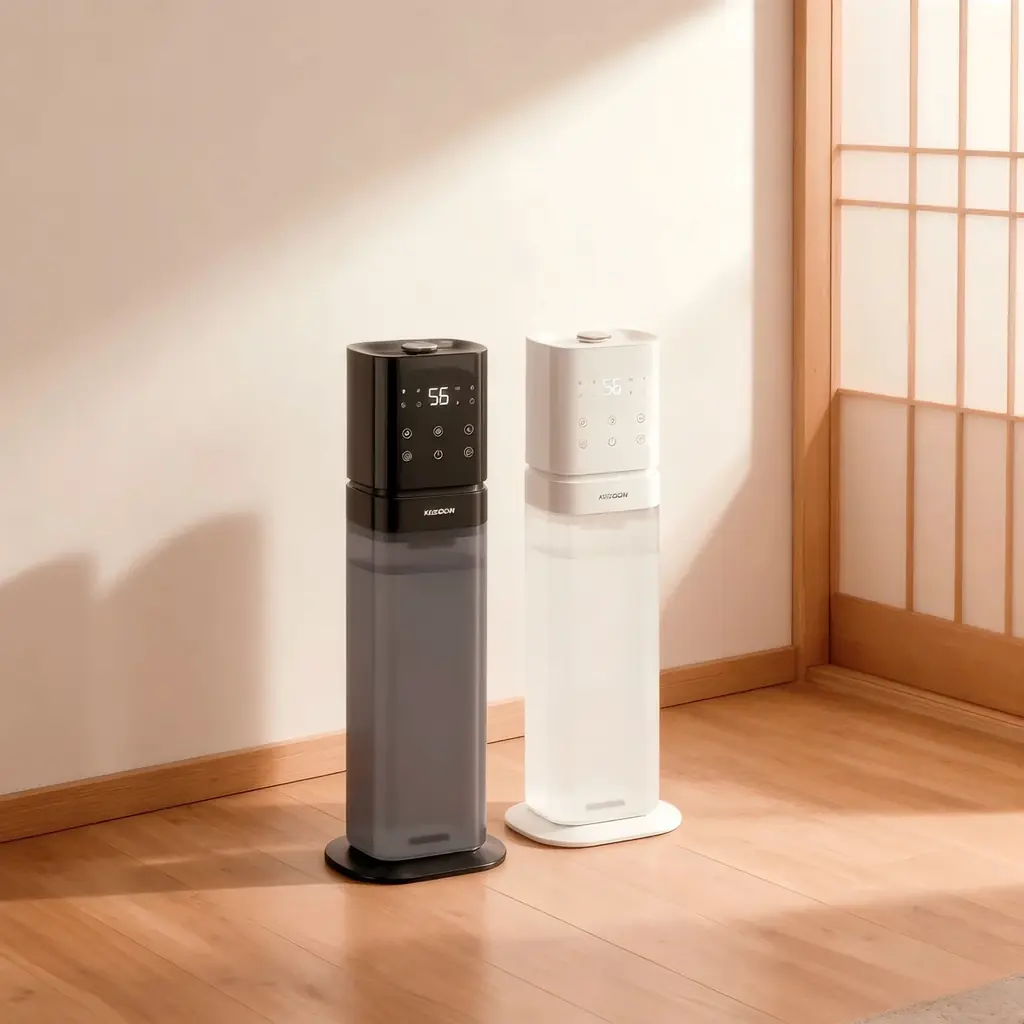 インテリアに好相性！KEECOON 超音波加湿器KC-MH-K20 ムードライトも付き！ 画像 2