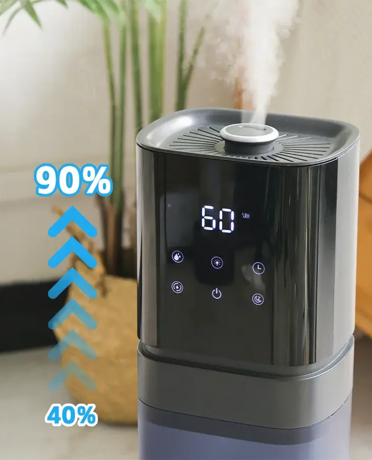 インテリアに好相性！KEECOON 超音波加湿器KC-MH-K20 ムードライトも付き！ 画像 5