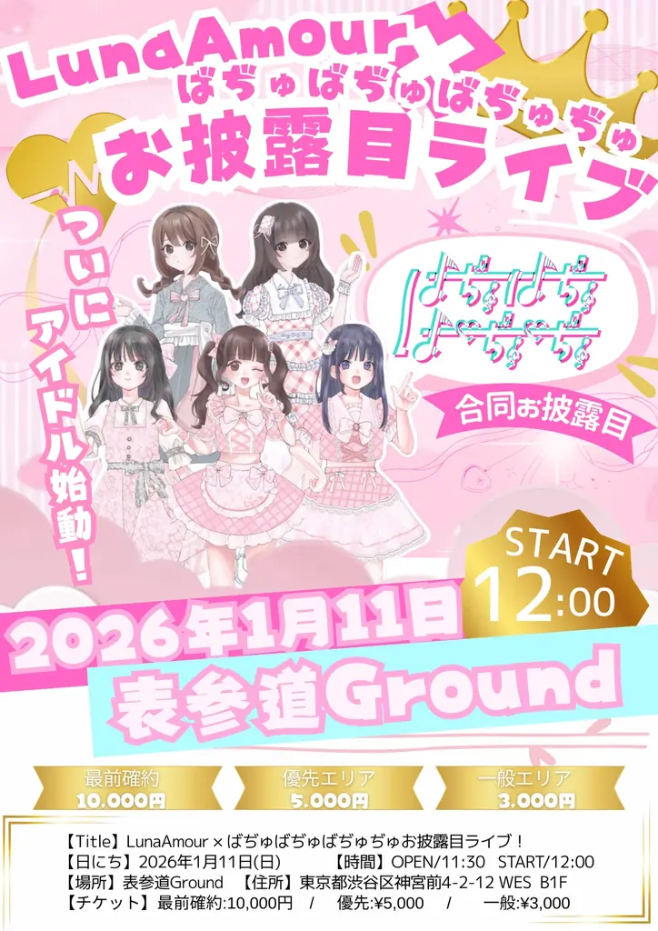 Luna Amourアイドル活動本格始動！1stアルバムを引っ提げた東名阪ツアーも 画像 10
