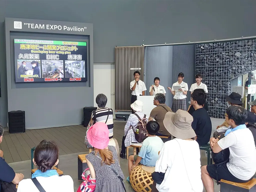 唐津南高校「虹の松原プロジェクトチーム」、大阪・関西万博で環境保全を発表 画像 4