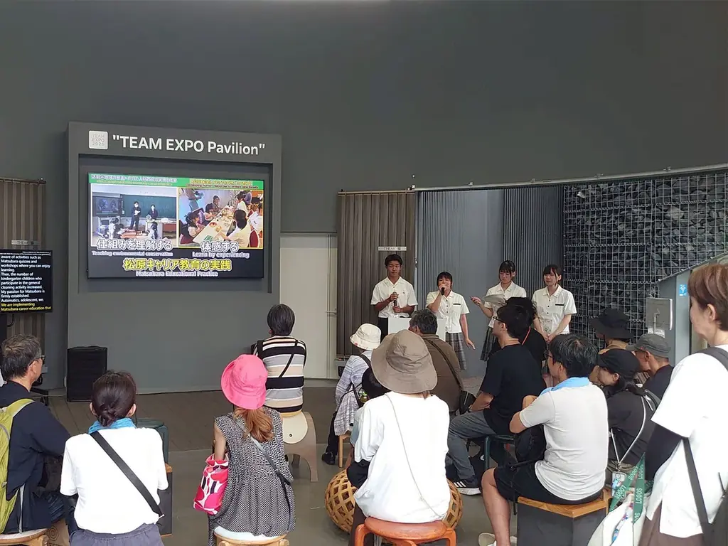 唐津南高校「虹の松原プロジェクトチーム」、大阪・関西万博で環境保全を発表 画像 5