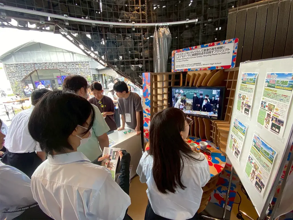 唐津南高校「虹の松原プロジェクトチーム」、大阪・関西万博で環境保全を発表 画像 7