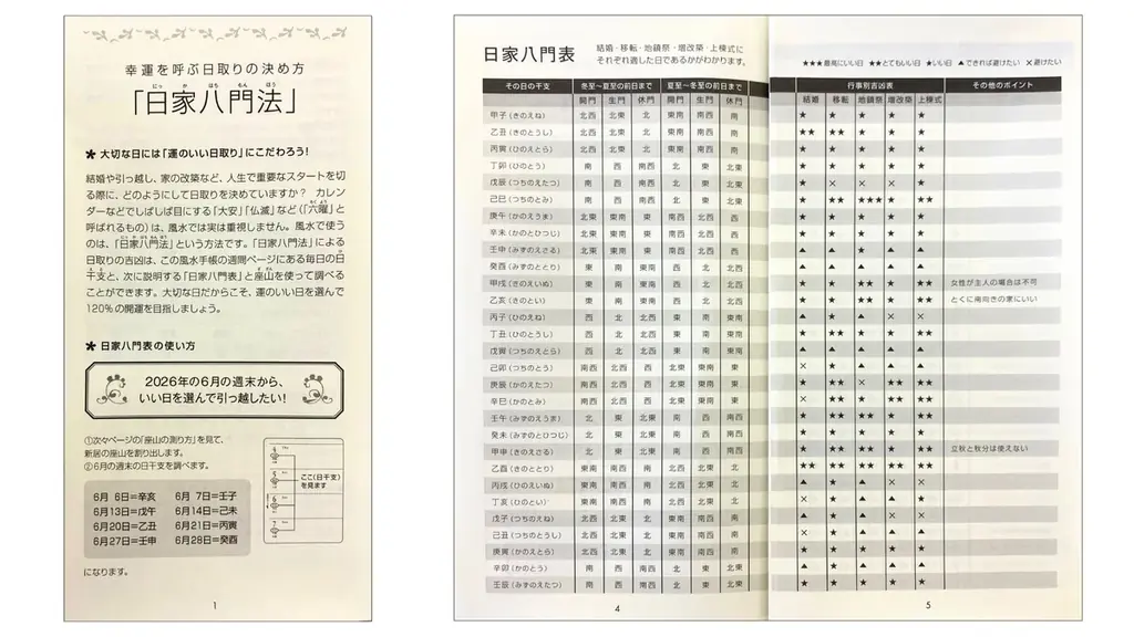 【2026年は「水」の年】大人気風水師・李家幽竹さんの「風水手帳2026年版」が10月2日に発売！ 画像 4