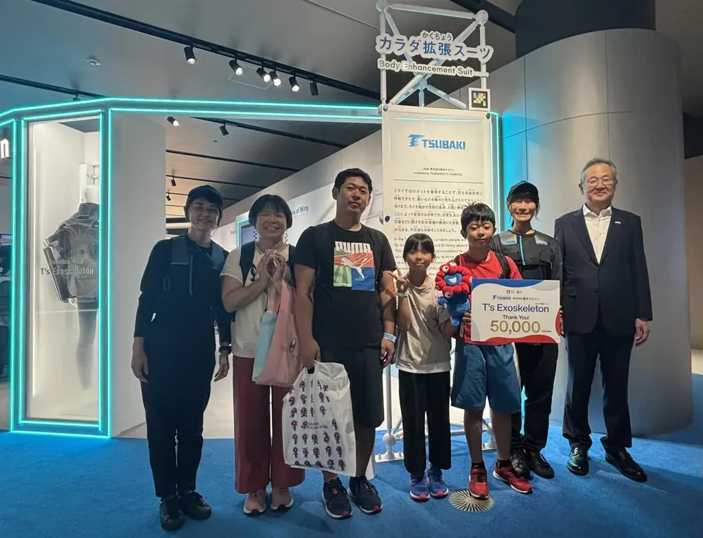 椿本チエインの体験『T’s Exoskeleton』が5万人突破