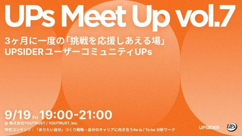 【レポート】UPSIDERユーザーが企画・運営するコミュニティ「UPs」、第7回リアルイベントを開催 画像 3