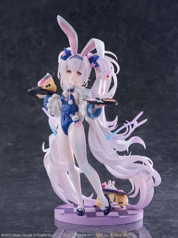 『アズールレーン』より「ラフィーII」が、模擬店で一生懸命(？)お仕事する「うとうとビジーデー」の姿でフィギュア化。あみあみにて予約受付中。 画像 3