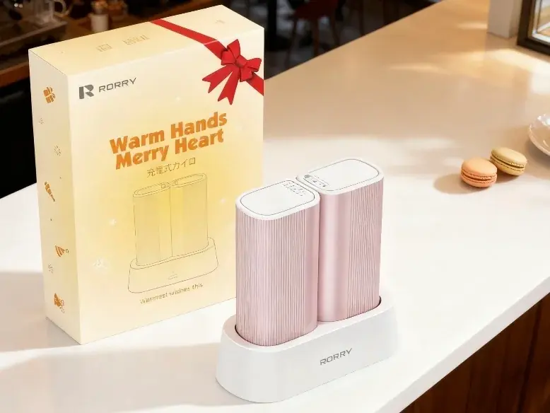 RORRYの10000mAh充電式カイロ発売、50%OFFセール