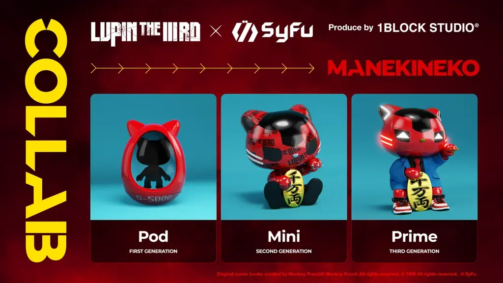 『LUPIN THE IIIRD × SyFu』コラボNFTセール、わずか24秒で完売！最終申込総額は2,400万円を突破 画像 2