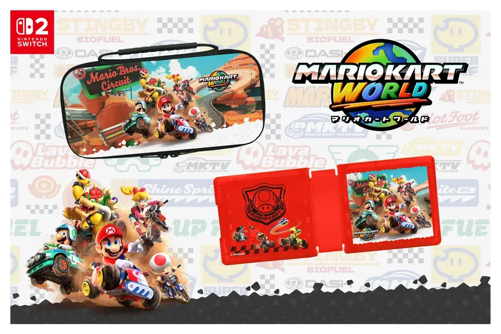 Nintendo Switch 2 用ライセンスアクセサリー「マリオカート ワールド」シリーズ　全2種2025年11月中旬より発売開始予定！ 画像 1