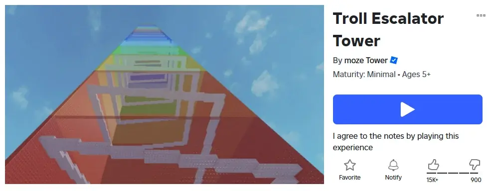 Roblox開発スタジオmoze、累計プレイ時間100万時間超で「認証済みバッジ」を獲得 画像 3