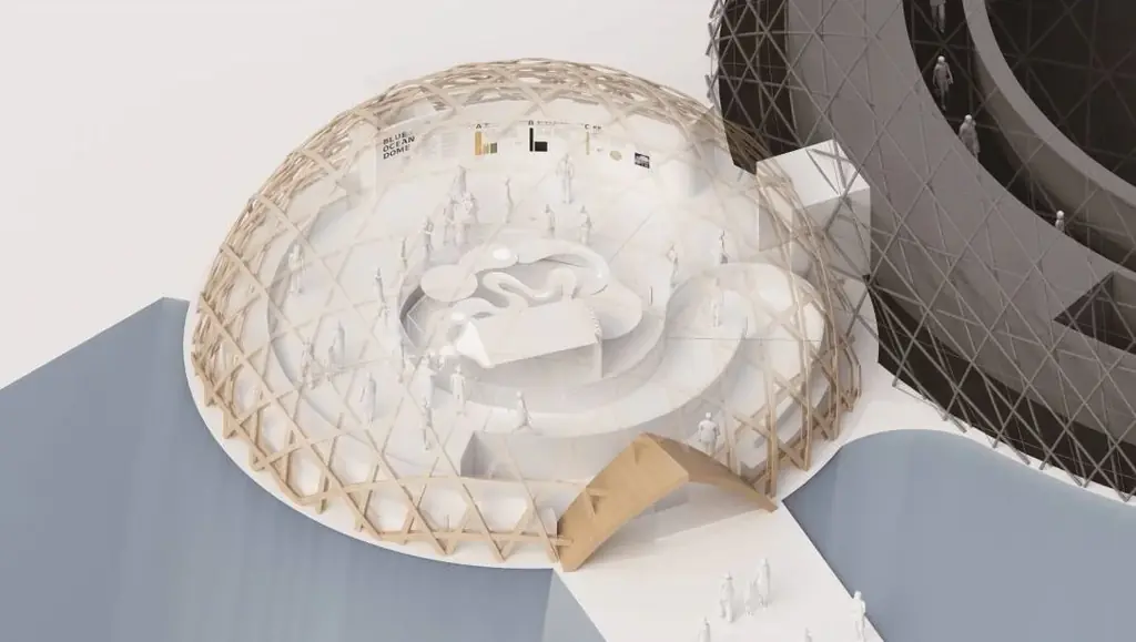 2025大阪・関西万博パビリオン「BLUE OCEAN DOME」来場者数100万人を達成 画像 2