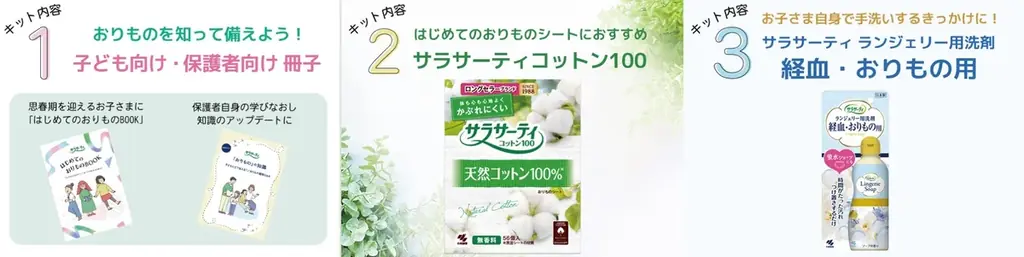 命育®と小林製薬「はじめてのおりものプロジェクト」第２弾を拡大実施～PTA・学校・団体向けに1,000キットを無償配布、親子の対話のきっかけに～ 画像 2
