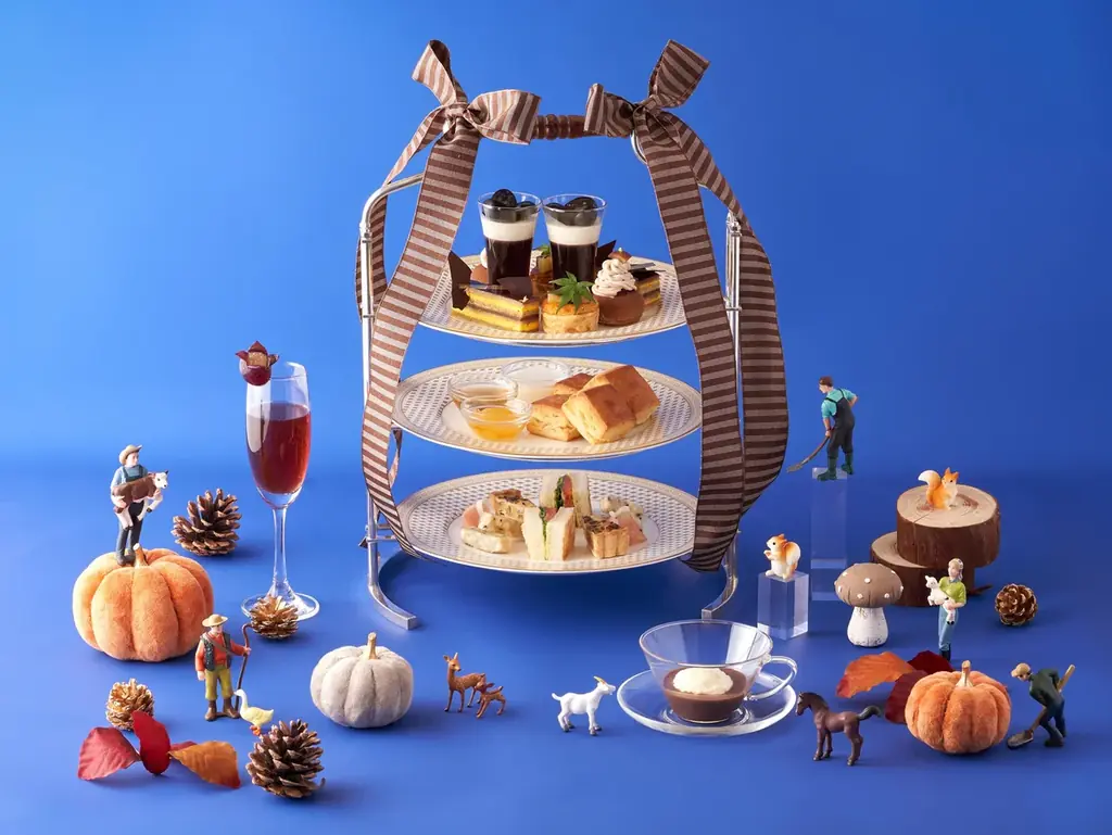 【ホテル ラ・スイート神戸ハーバーランド】栗とさつまいも！秋を味わう「LA SUITE Grand Harvest Afternoon Tea」を販売 画像 1