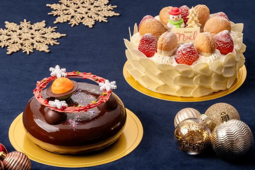 リーガロイヤル広島、音楽を表現したクリスマスケーキ2種の予約開始