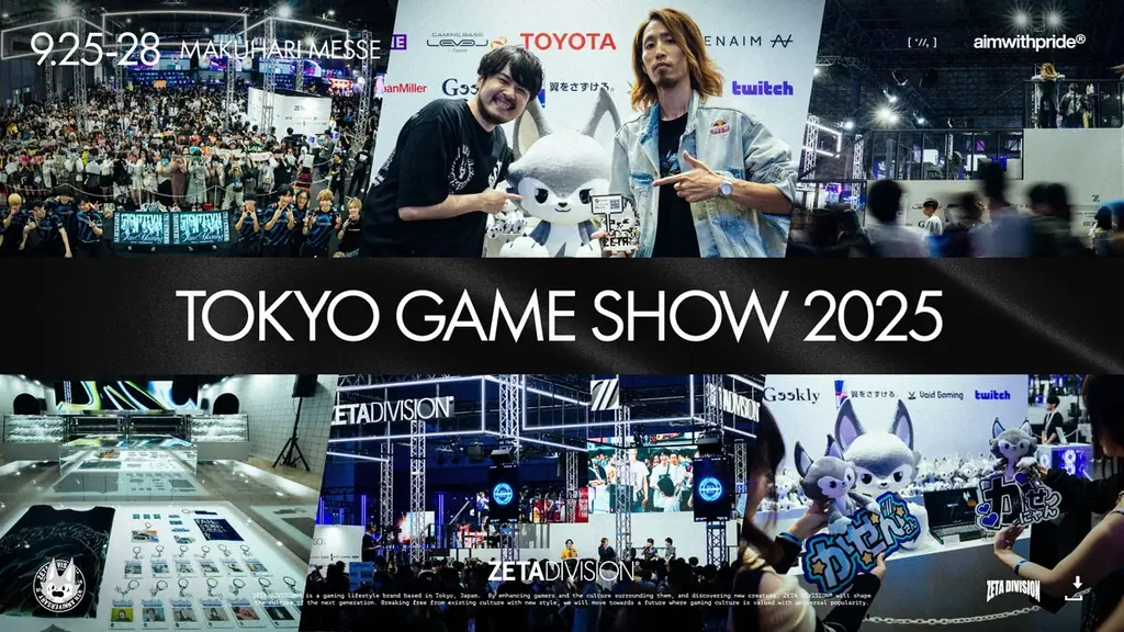 ZETA DIVISION、TGS2025出展で盛況　新グッズ完売とVTuber始動