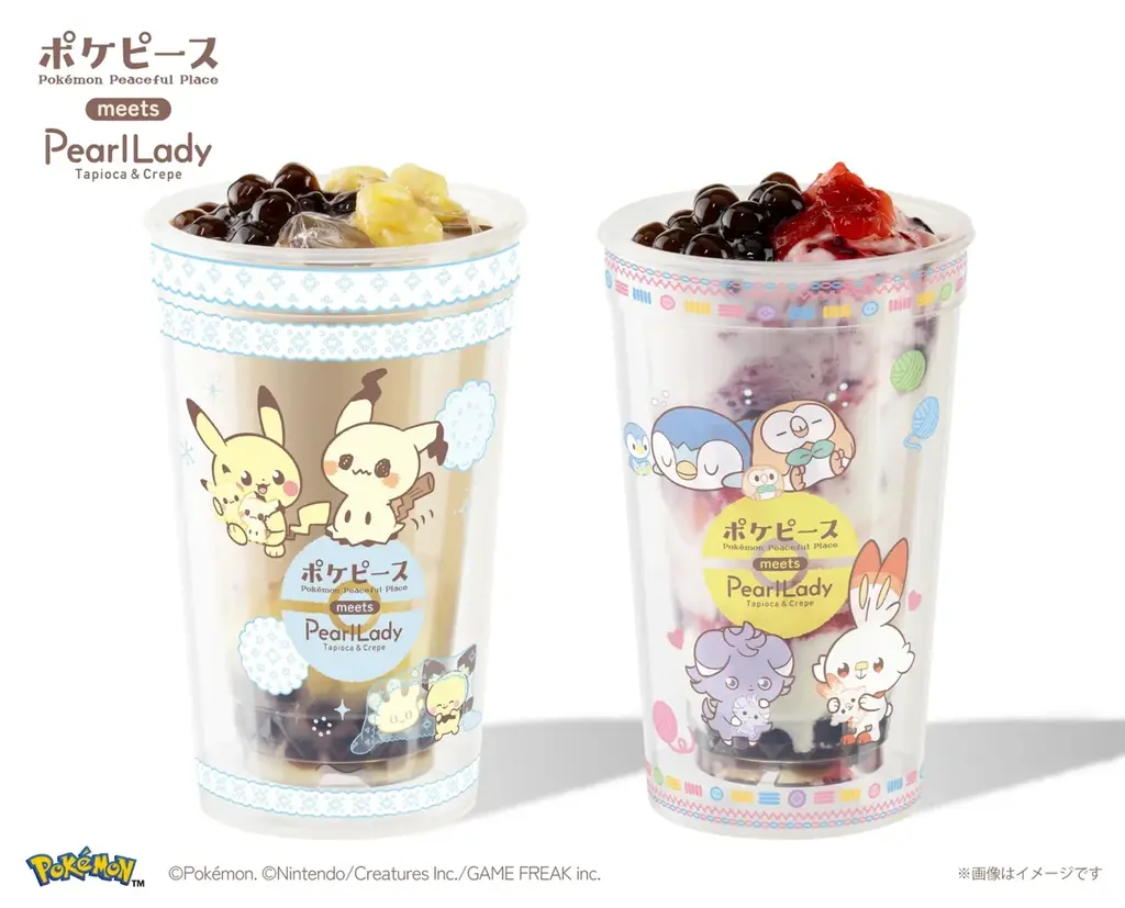 【パールレディ】ポケピースのなかまたちが今度はぬいぐるみといっしょ！ほっこりドリンクタイム～第２弾はミミッキュも登場！ 画像 2