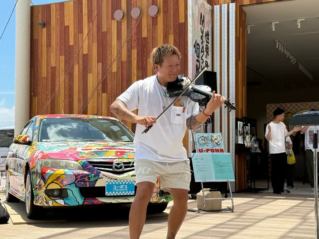 バイオリニストSHOGOとアーティストMUSASHI、世界を目指す2人のコラボレーション 画像 4