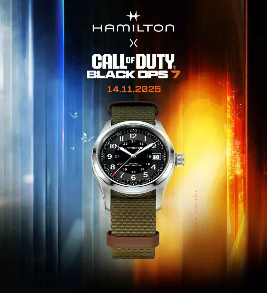 11月14日発売 ハミルトン×CoD 限定カーキ フィールド38mm