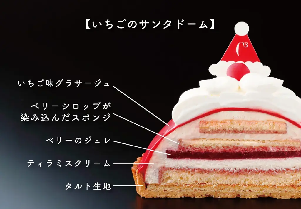 「シーキューブ」のキュートで華やかなケーキで家族や友達とハッピークリスマス！クリスマスケーキの早期予約受付が10月1日（水）より開始 画像 3