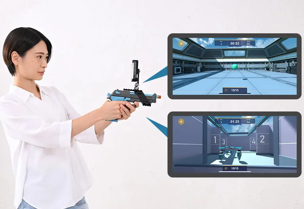 いつでもどこでもリアルシューティング！リアルハンドガンを使ったスマホシューティングゲームをMakuakeプロジェクトにて先行予約開始 画像 5