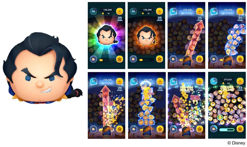 【LINE GAME】『LINE：ディズニー ツムツム』、10月の新ツムはディズニーヴィランズのツムが詰まったセットツム「ディズニーヴィランズ〈セット〉」と「悪だくみガストン」が期間限定で登場！ 画像 3