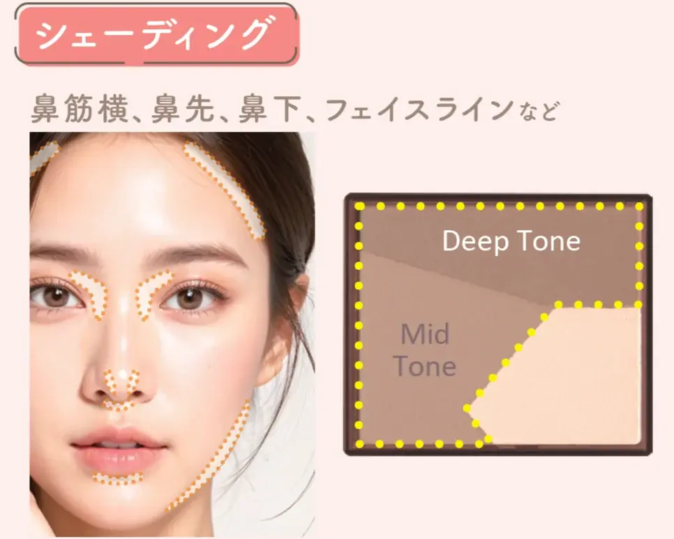 メリハリ立体感が完成！セザンヌのシェーディングパレットにマットハイライト入りの新色が登場！ 画像 5