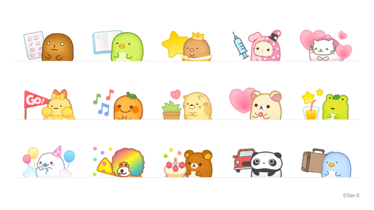『すみすみ』キャラクターでユーザーの共有カレンダーを可愛くデコれる！ TimeTree、すみっコぐらしやリラックマなど人気キャラクターのステッカー15種を提供開始 画像 2