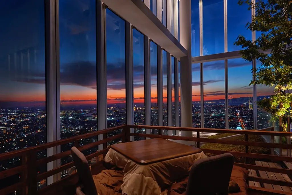 あべのハルカス ぽかぽか展望台！『かこむ de こたつ』 画像 2