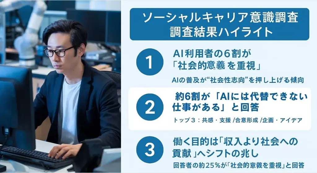 11月8日開催 ソーシャルキャリアフェスで考えるAI時代の仕事観