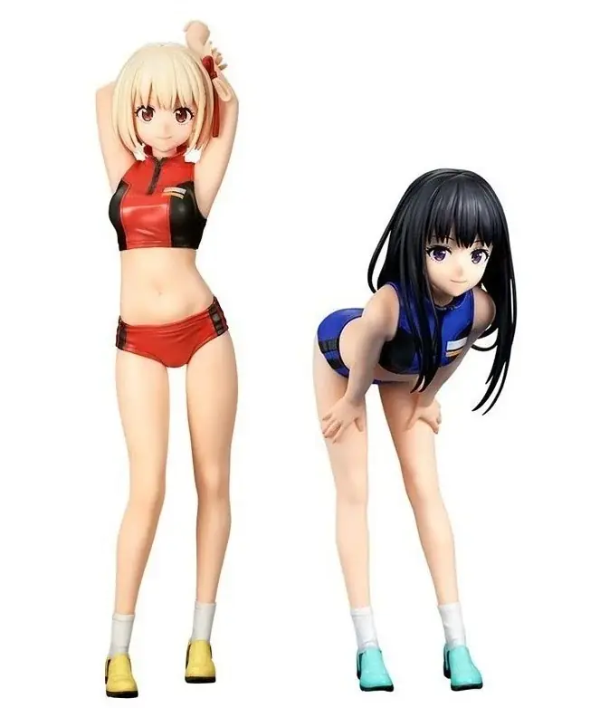 TVアニメ「リコリス・リコイル」より、トレーニングウェアを着た「錦木千束」「井ノ上たきな」がフィギュア化。 画像 2