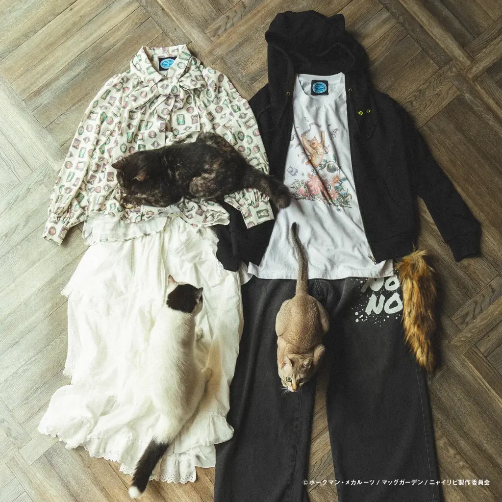 〈マンガート ビームス〉と〈mmts〉が大注目の“キャットフルホラー”『ニャイト・オブ・ザ・リビングキャット』とのトリプルコラボレーションを10月10日（金）に発売 画像 2