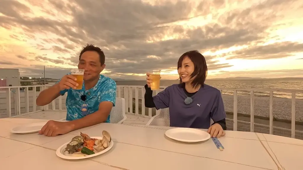 山本彩×竹原慎二が泉南市を爆走！“美女と野獣”コンビが出会う絶景・絶品・絶笑チャリ旅！ 画像 11