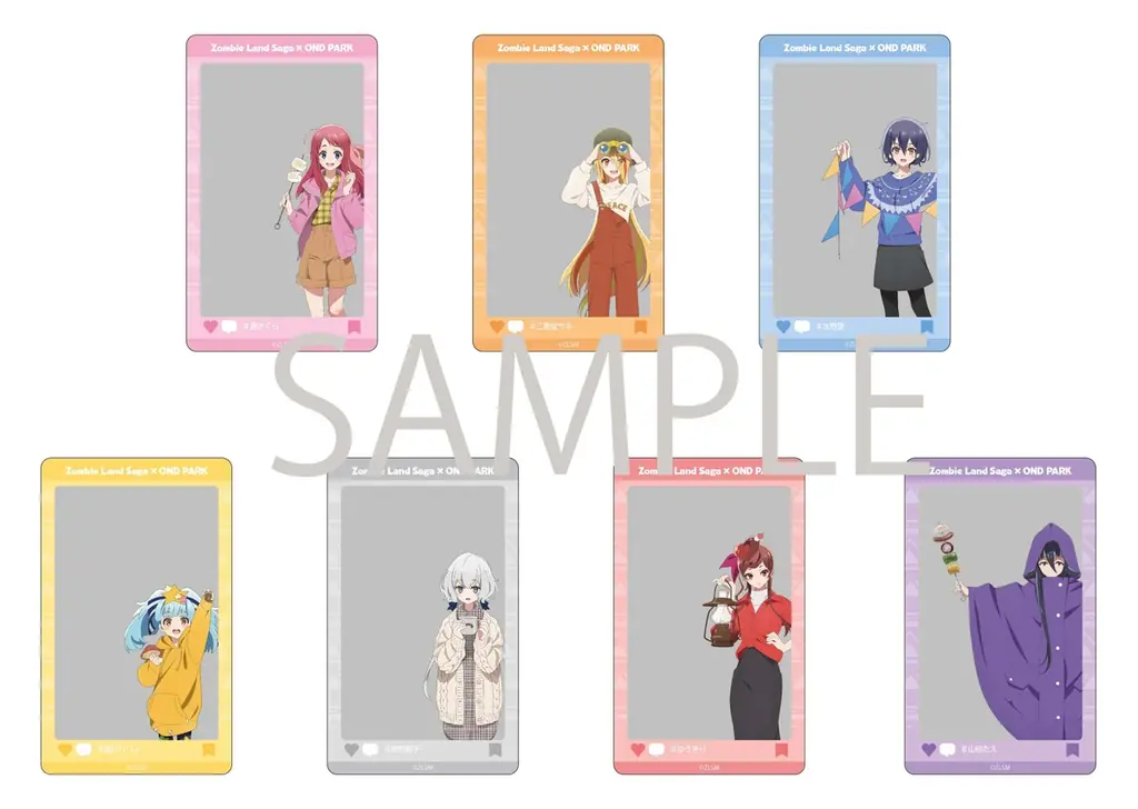 『OND PARK × 劇場版ゾンビランドサガ ゆめぎんがパラダイス』コラボグッズ登場！限定ショップが10月24日（金）より期間限定オープン 画像 9