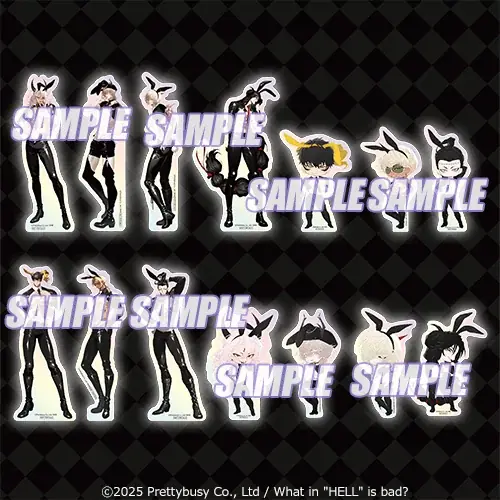 「What in “HELL” is bad? -地獄のどこが悪い?-」のオンラインくじが発売決定！　リリース2周年を記念してバニー姿の悪魔王たちが登場！ 画像 17