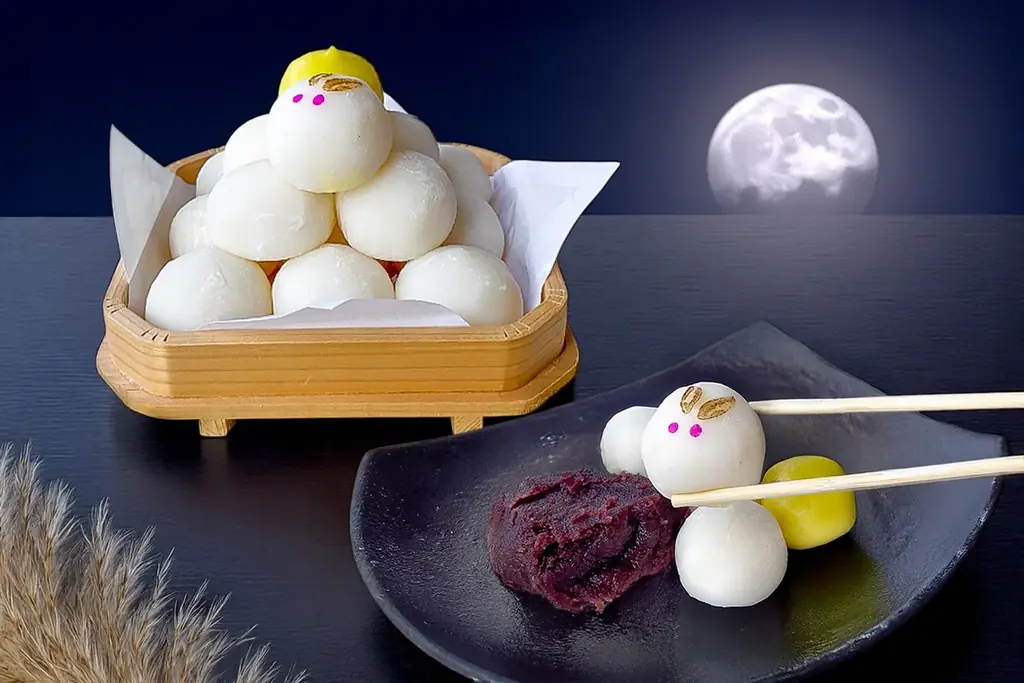 10月6日発売 お菓子のたいようのうさぎお月見団子