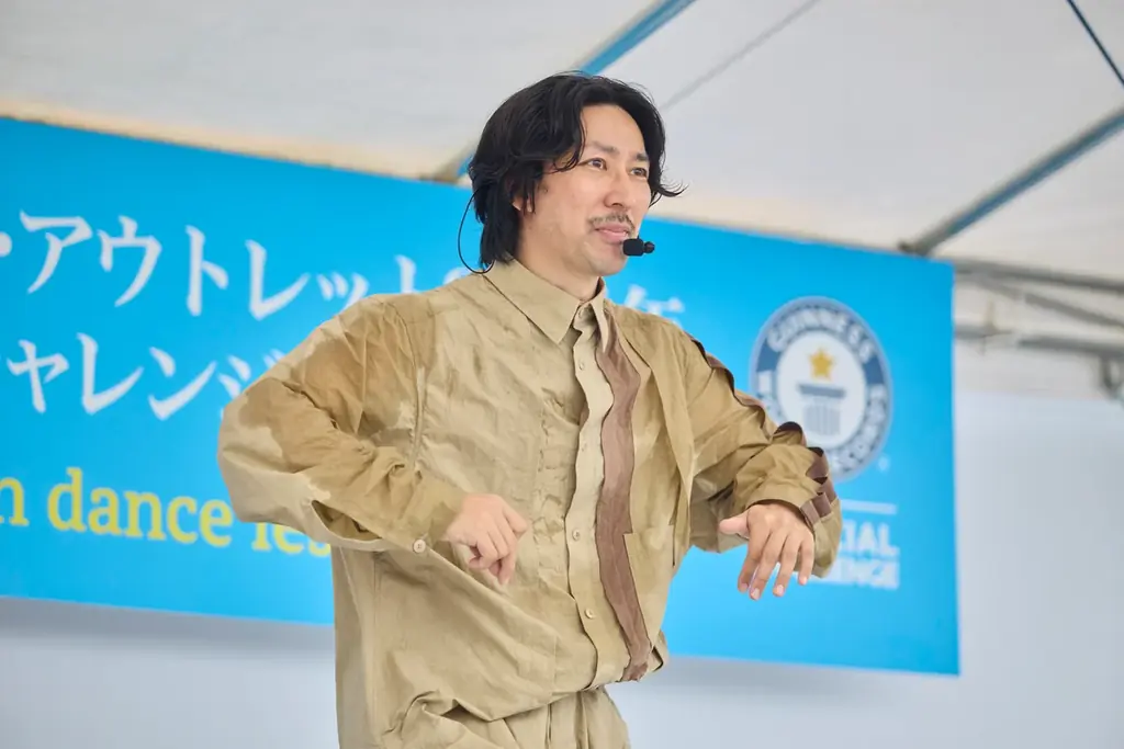 りんくうアウトレット ギネス世界記録™達成！開業25周年記念イベントで縁ある「最大のチャールストンダンスレッスン」成功 TAKAHIRO氏と296名の挑戦で「ダンスの街・大阪」から世界へ 画像 10